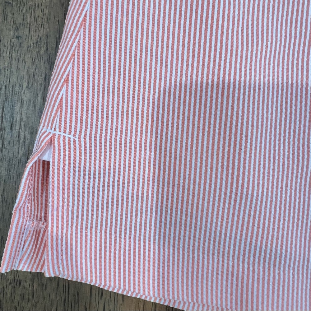 Lady Hagen Pink Pinstripe Mini Skirt - Picture 3 of 9